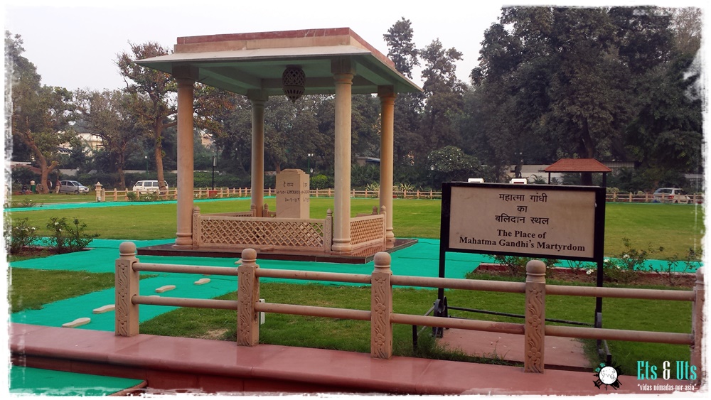 Lugar donde murió Gandhi Delhi india